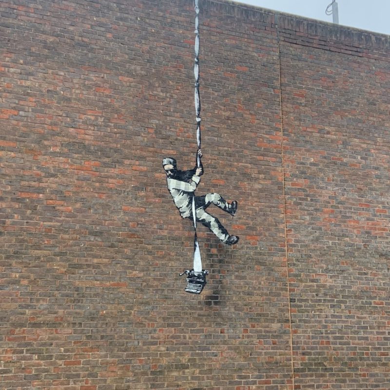 Banksy Confirms Latest Piece at Reading Prison